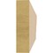 Ekena Millwork 2in. W x 8in. H x 28in. L Ridgewood Woodgrain TimberThane Rafter Tail, Primed Tan RFTUR02X08X28RIDRCPR - alternate 4